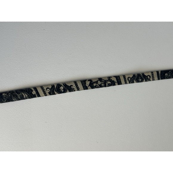 SAMANTHA SUNG  Black and Ivory Ancient Roman Print A Line Dress, Sz: 4 (b43) - Picture 11 of 13